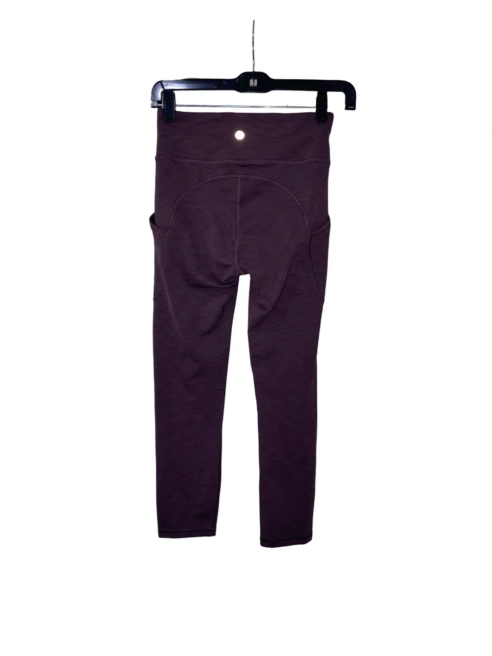 lululemon athletica Heathered Purple High-Rise Cropped Leggings‎